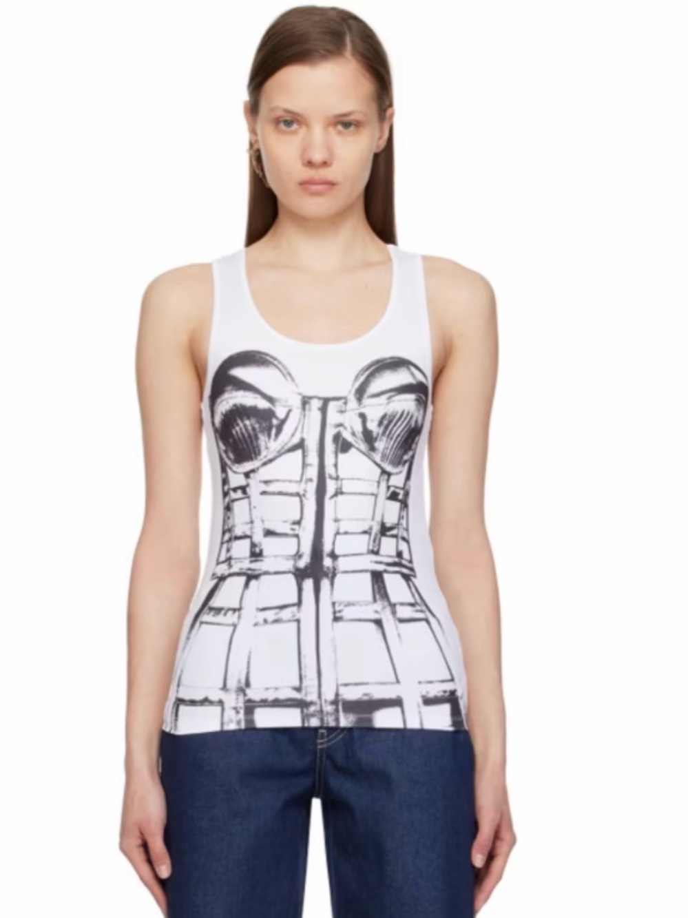Jean Paul Gaultier Trompe L'oeil' Tank Top